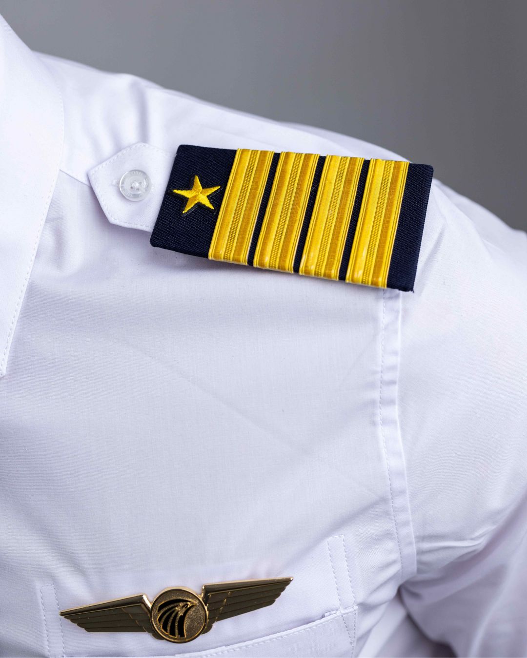 Four Stripes with Star Epaulettes