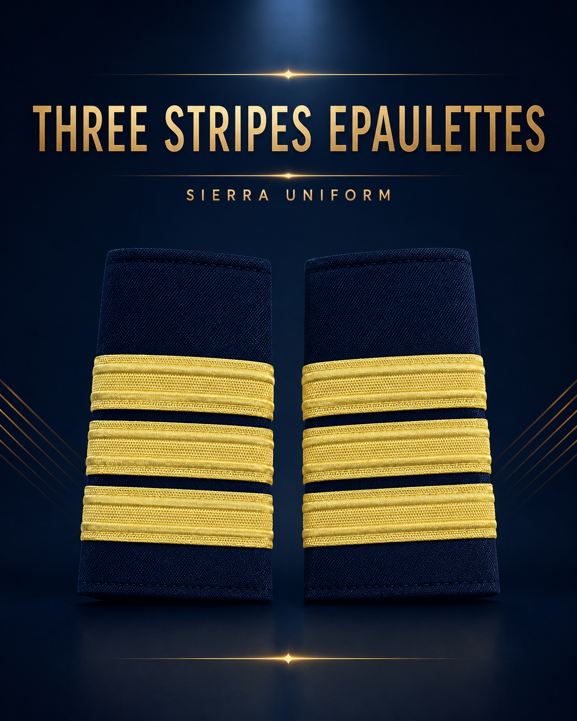 Three Stripes Epaulettes